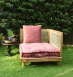 Mid Century Loveseat Sofa, Corner Seating and Cushion