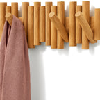 Round Wall Mount Wooden Hanger